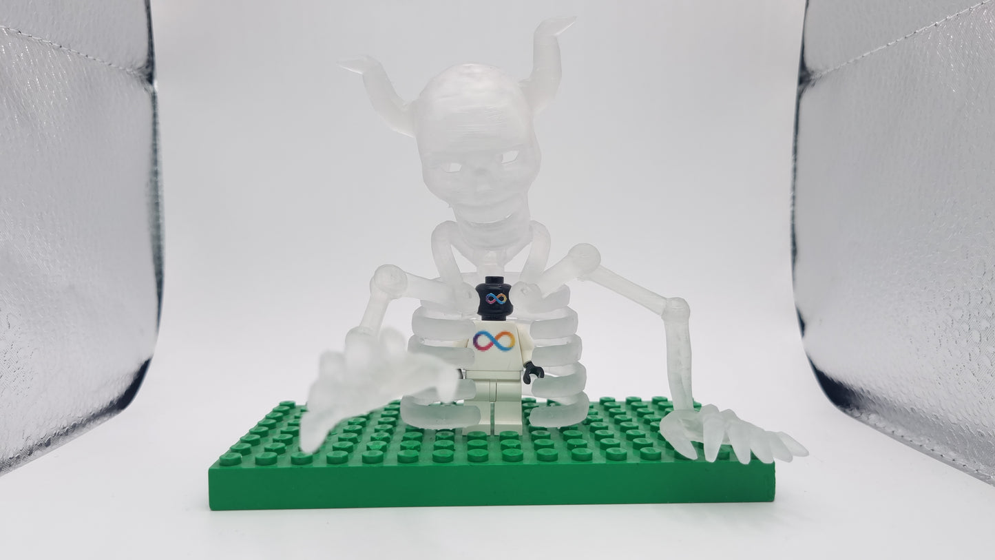Building toy custom 3D printed ninja full ribcage!