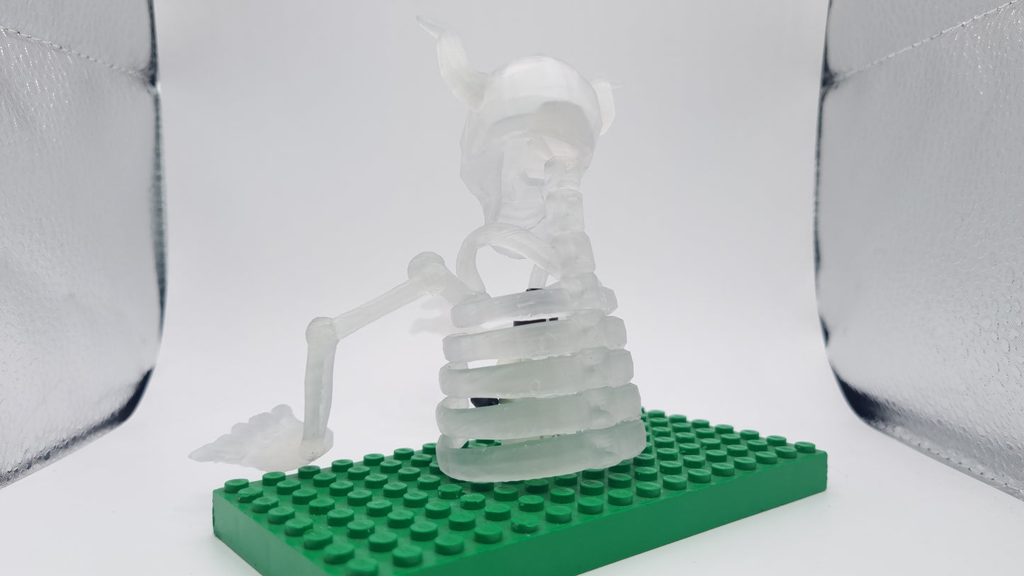 Building toy custom 3D printed ninja full ribcage!