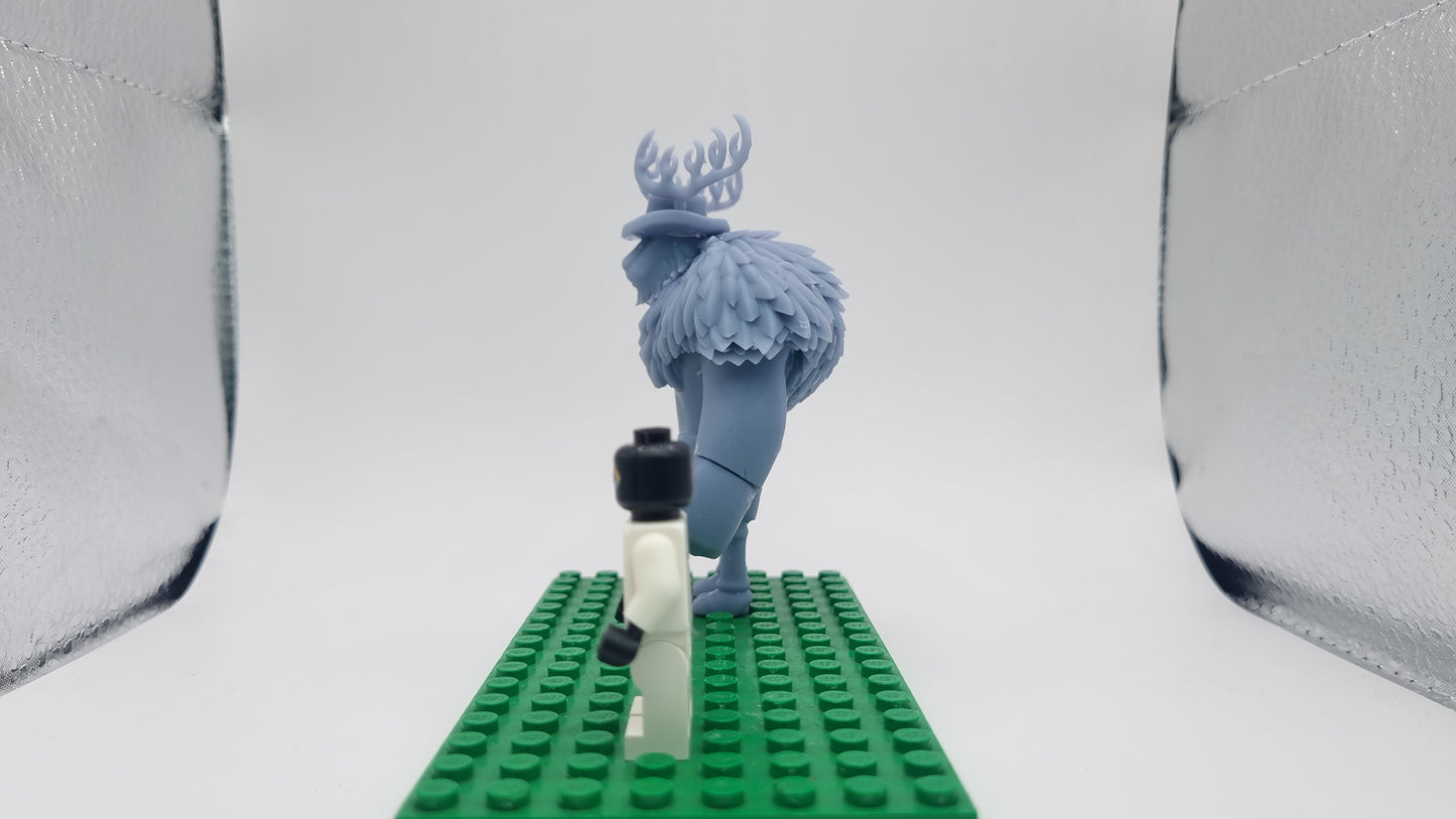 Building toy custom 3D printed pirate reindeer massive form!
