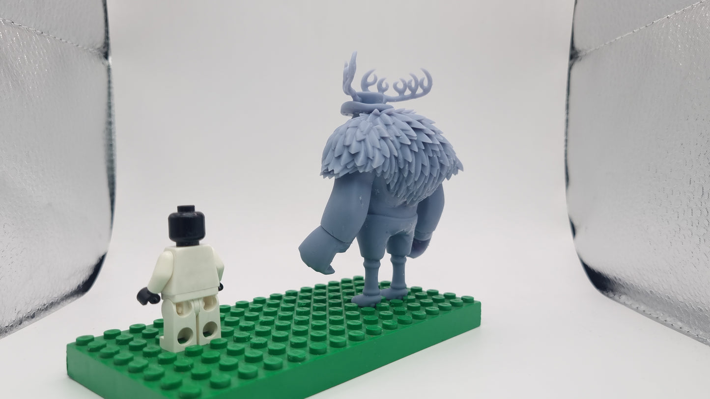Building toy custom 3D printed pirate reindeer massive form!