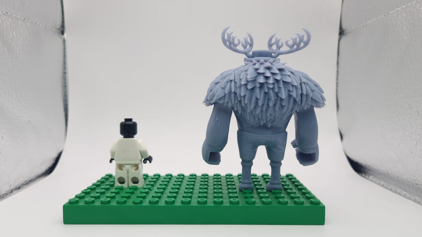 Building toy custom 3D printed pirate reindeer massive form!