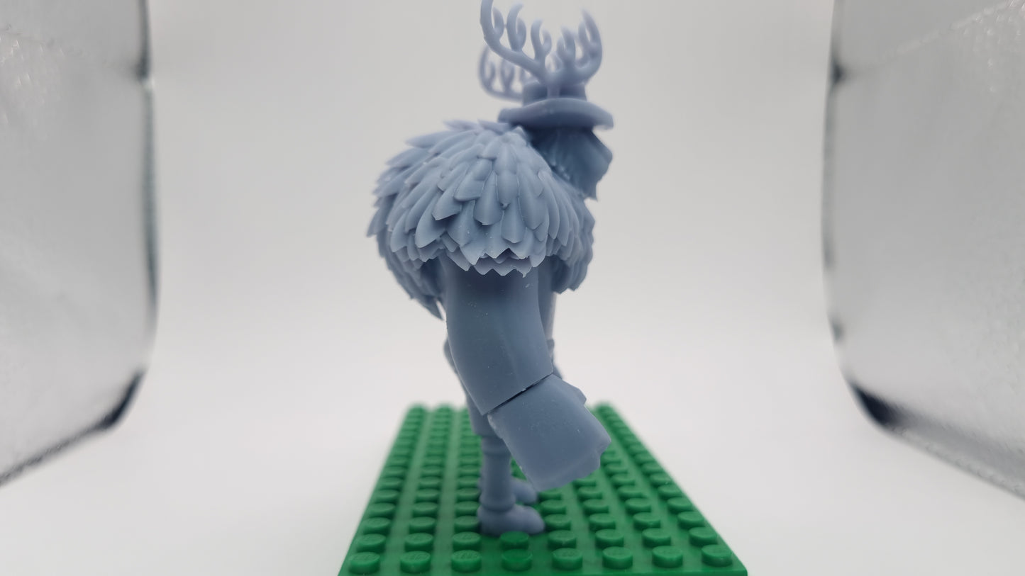 Building toy custom 3D printed pirate reindeer massive form!