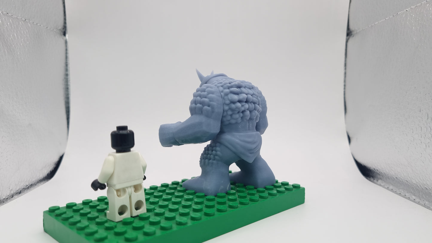 Building toy custom 3D printed ring lord troll bigfig!