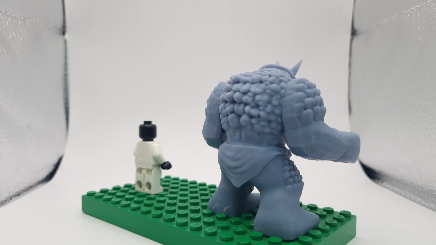 Building toy custom 3D printed ring lord troll bigfig!