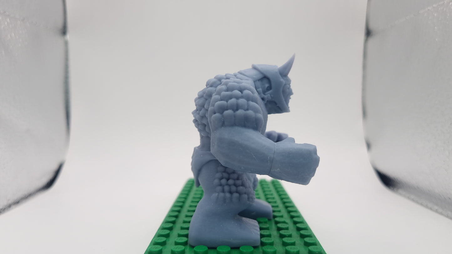 Building toy custom 3D printed ring lord troll bigfig!