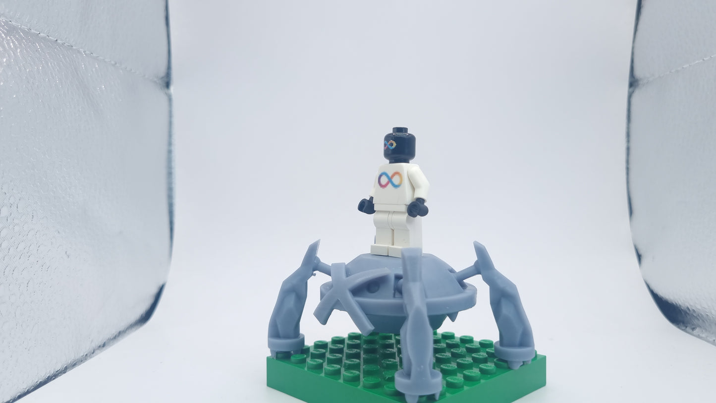 Building toy custom 3D printed animals to catch x shaped animal!