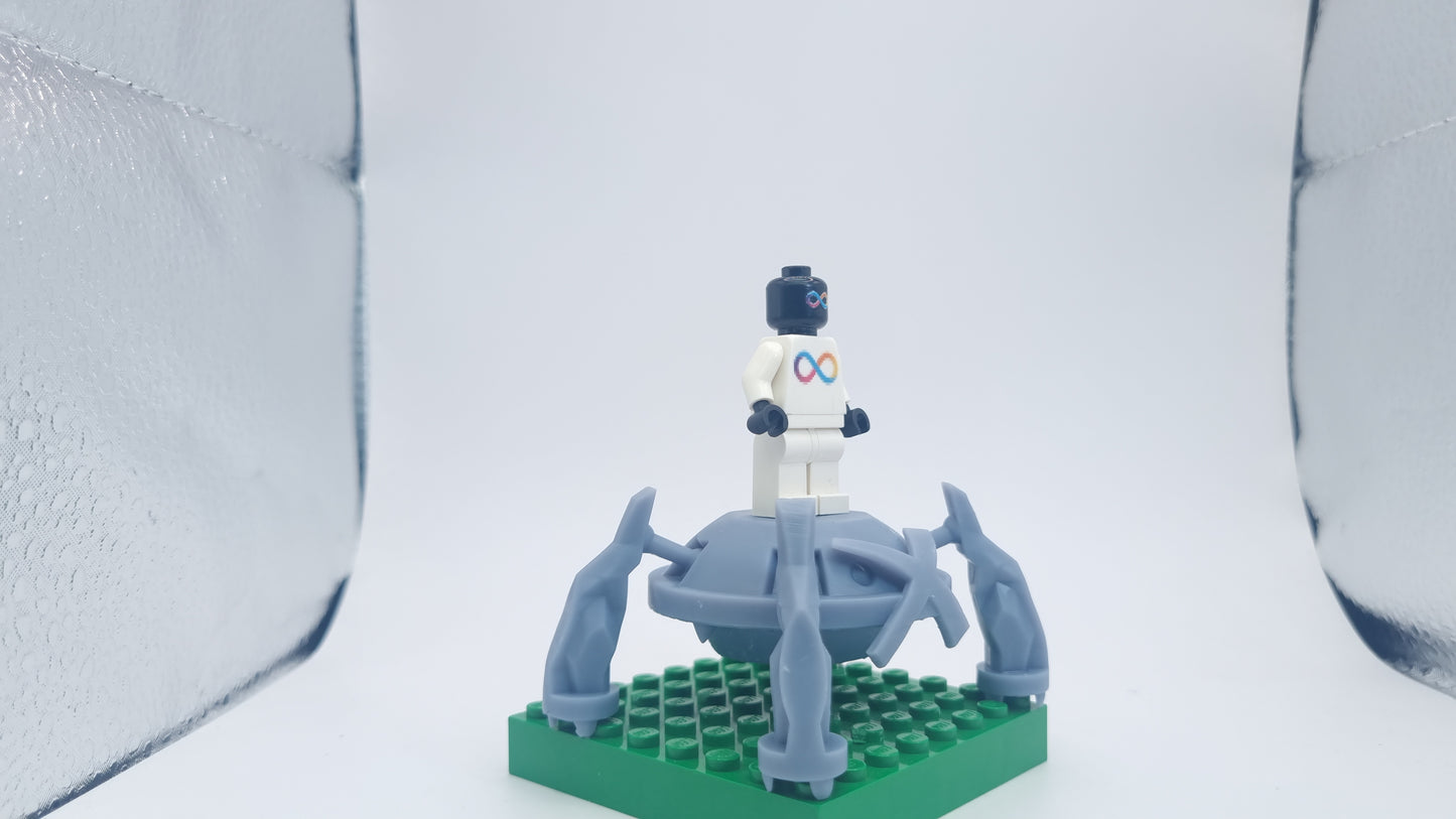 Building toy custom 3D printed animals to catch x shaped animal!