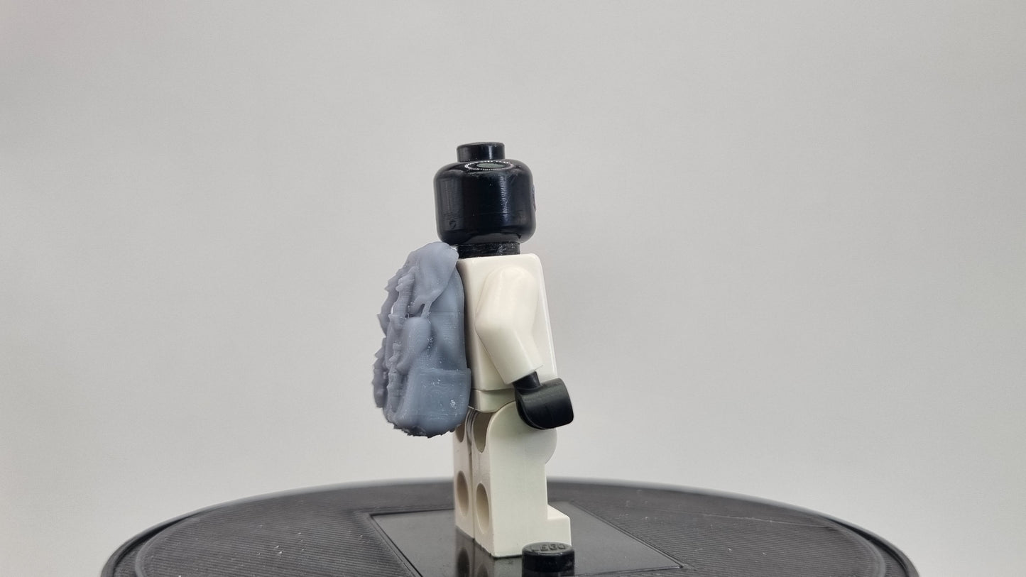 Building toy custom 3D printed small back pack!