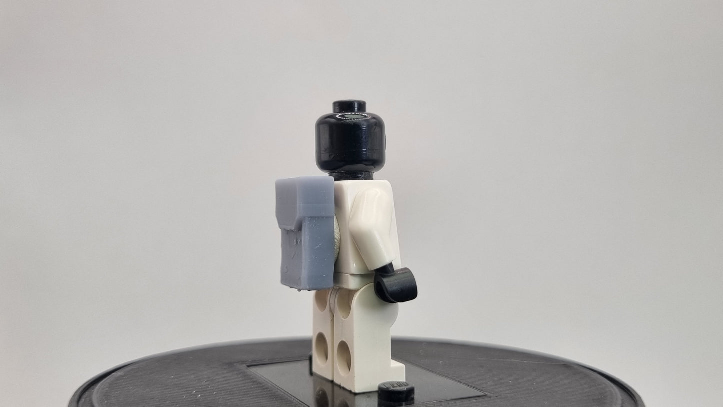 Building toy custom 3D printed box back pack!