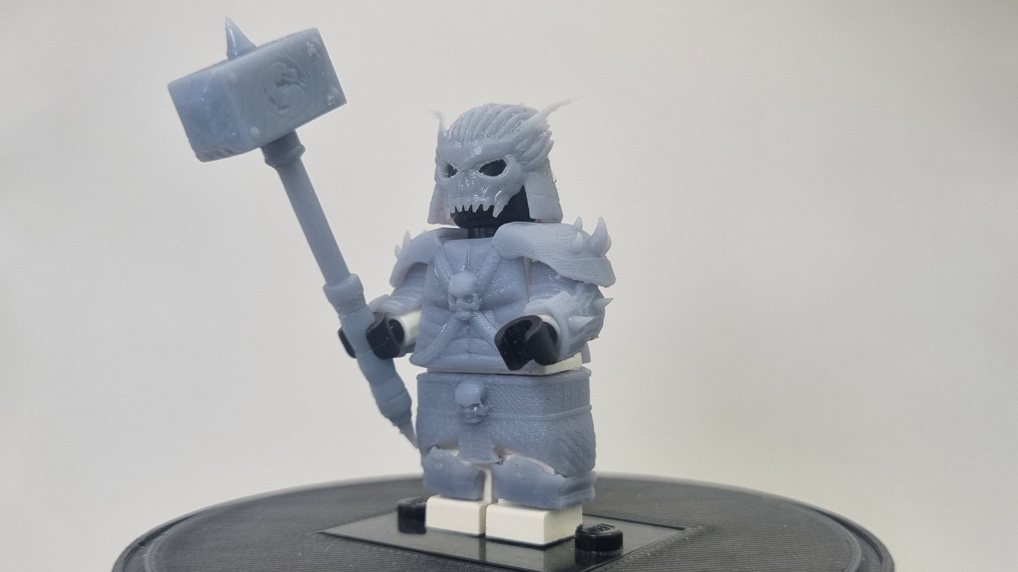 Building toy custom 3D printed kombat warrior final boss!