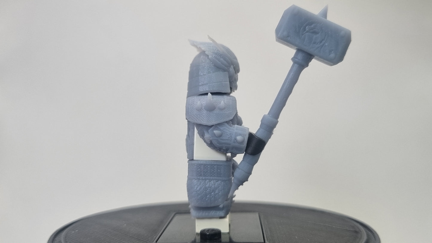Building toy custom 3D printed kombat warrior final boss!
