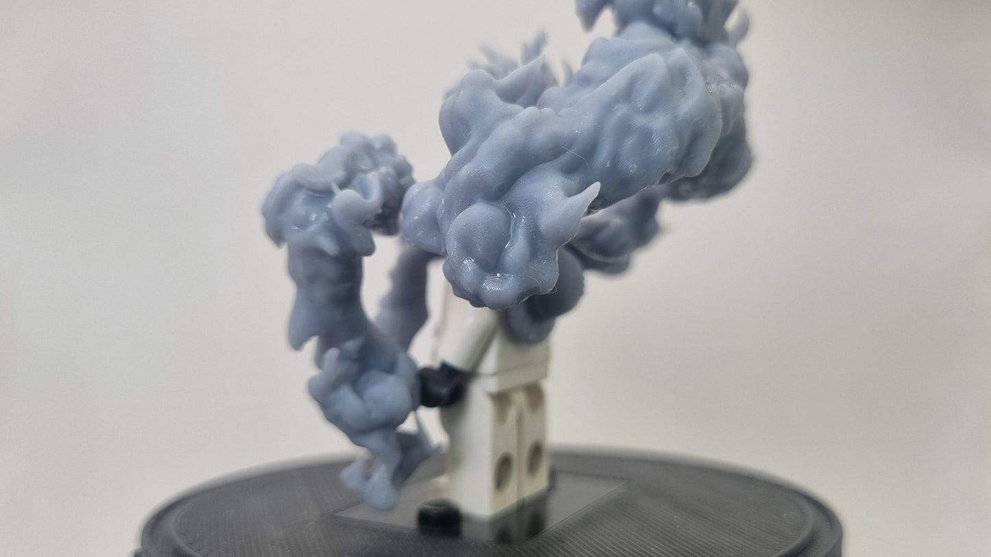 Building toy custom 3D printed pirate snake cloud!