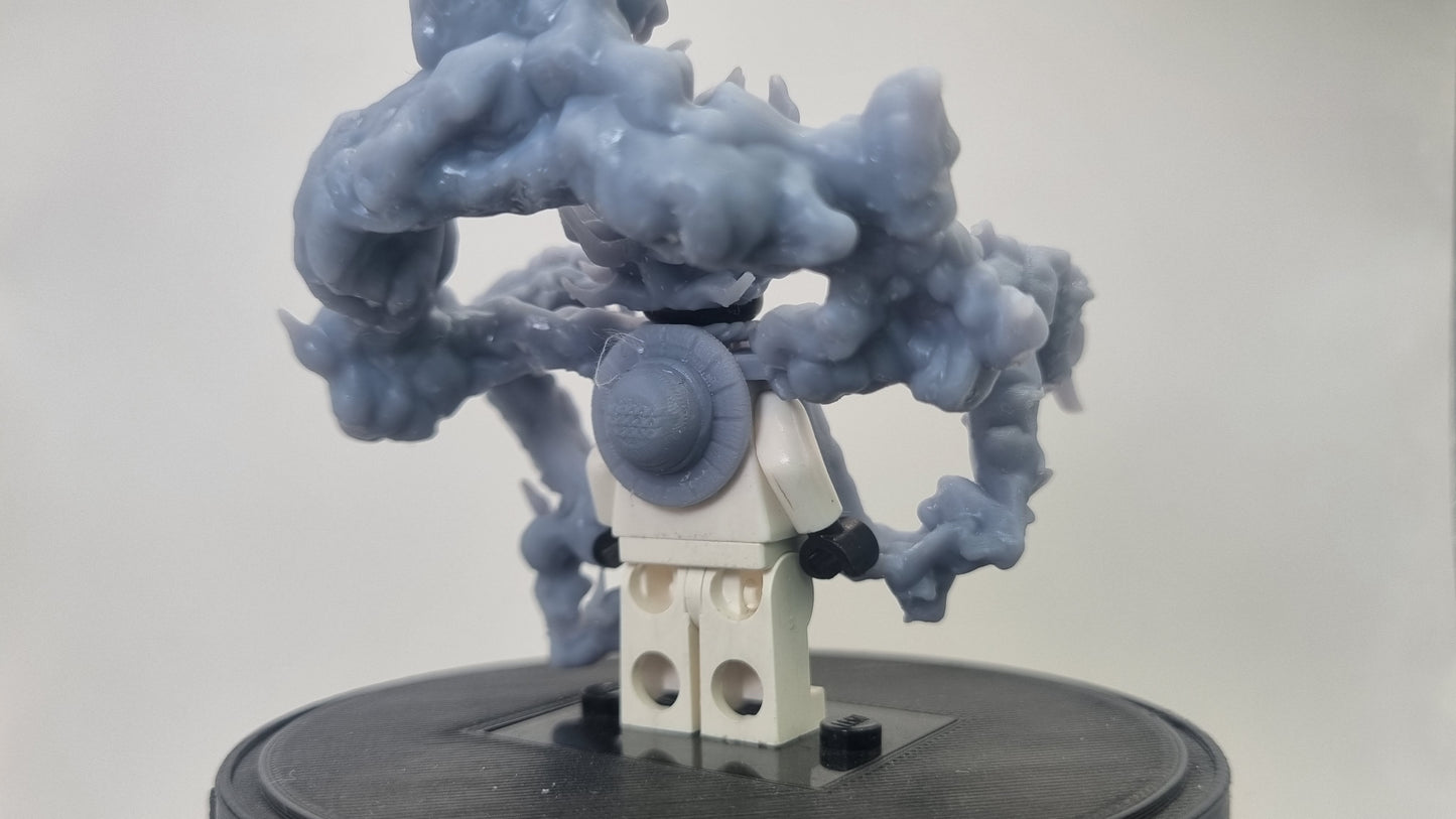 Building toy custom 3D printed pirate snake cloud!