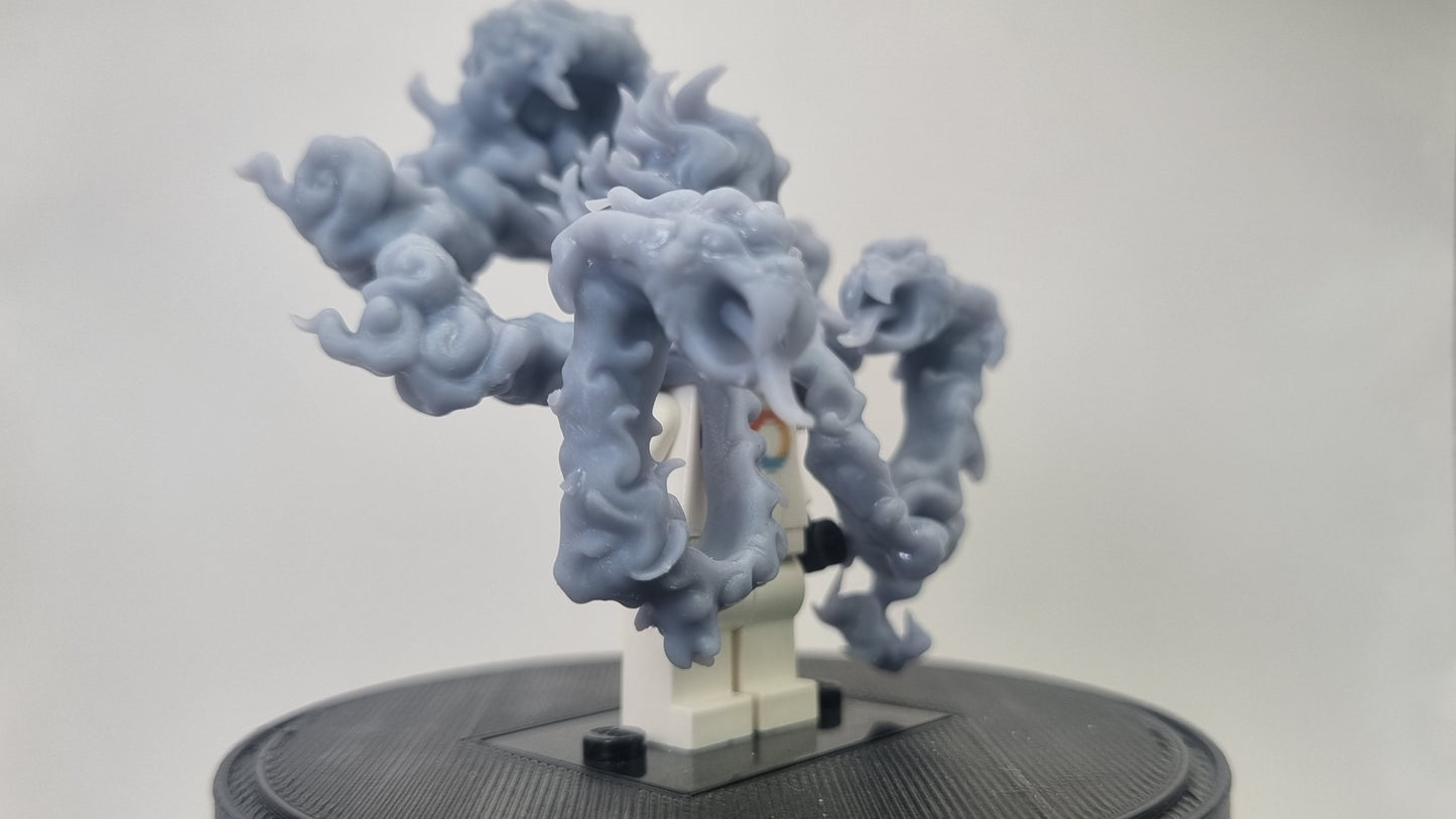 Building toy custom 3D printed pirate snake cloud!