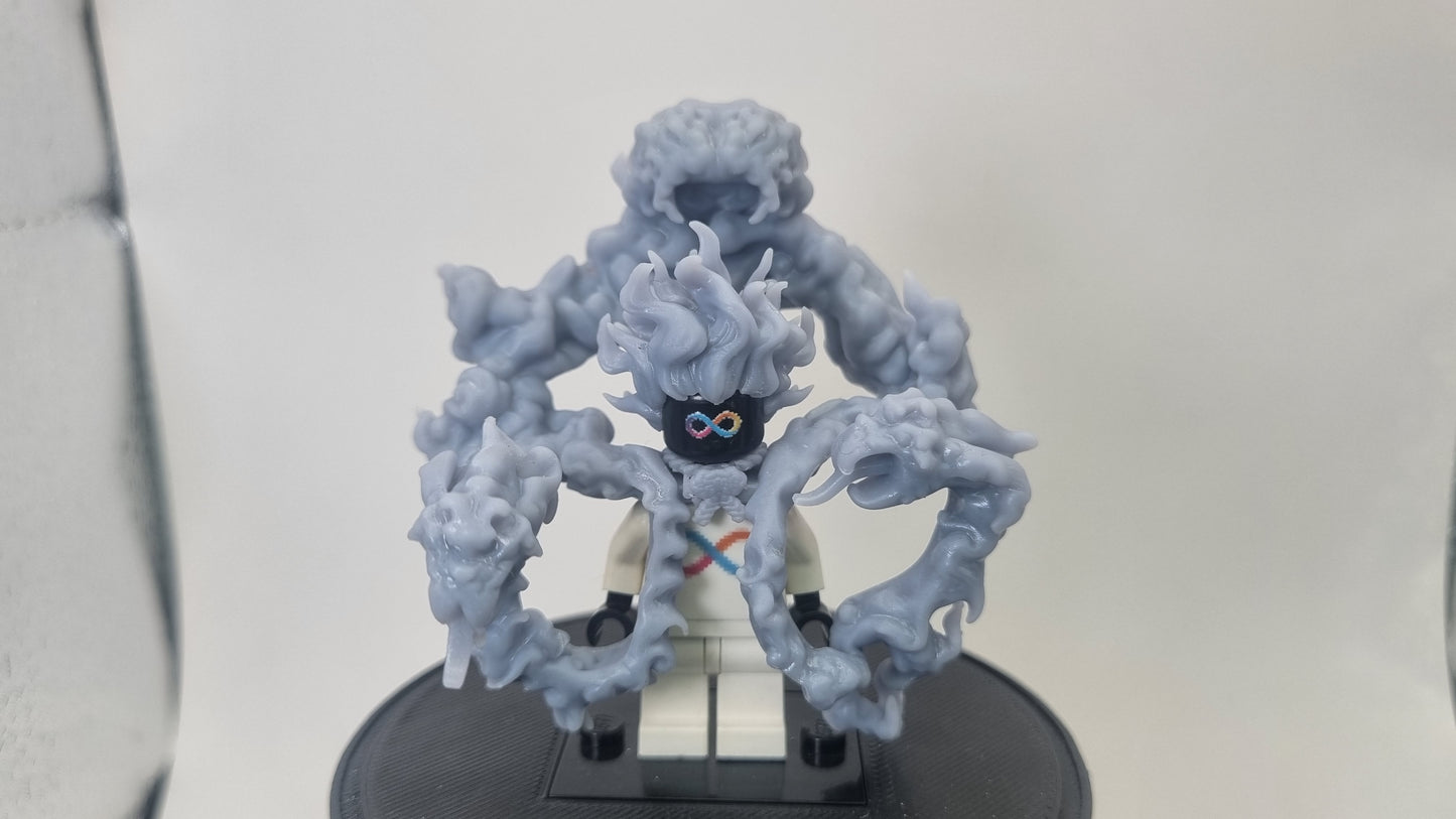 Building toy custom 3D printed pirate snake cloud!