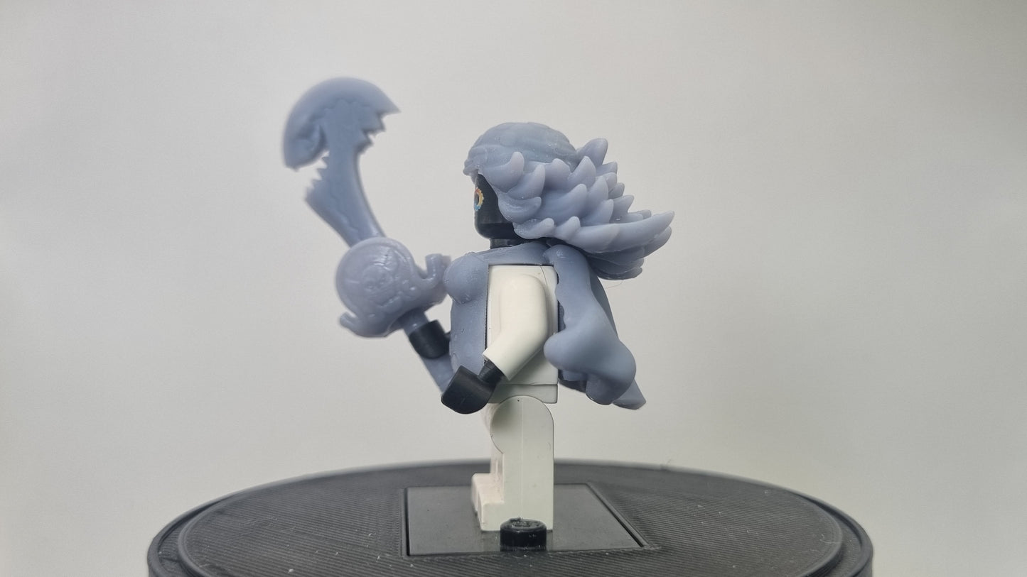 Building toy custom 3D printed mom pirate!