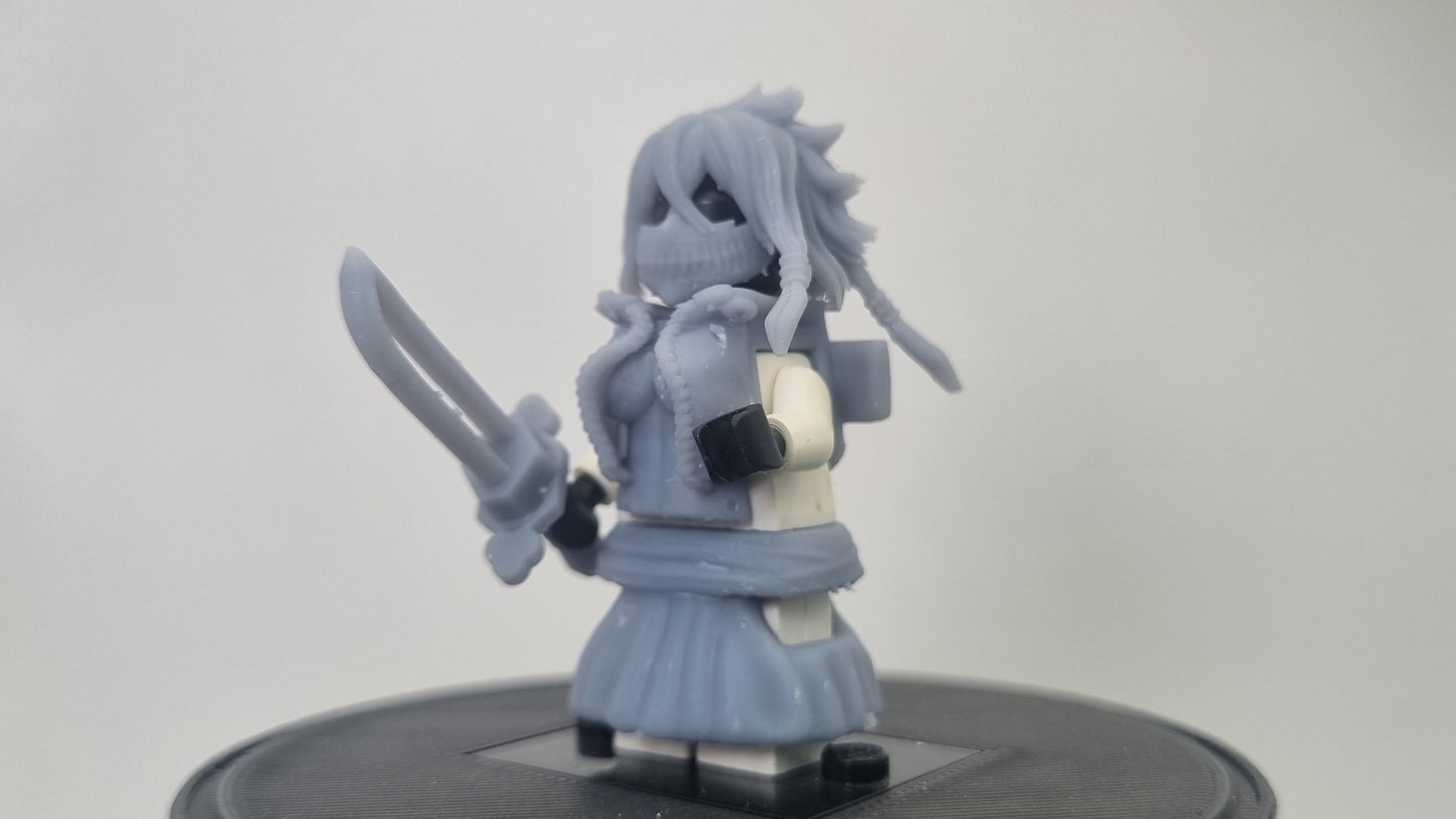 Building toy custom 3D printed female soul fighter masked one!