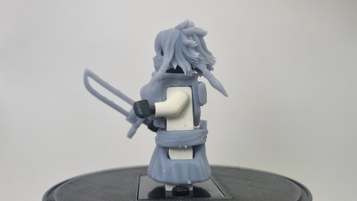 Building toy custom 3D printed female soul fighter masked one!