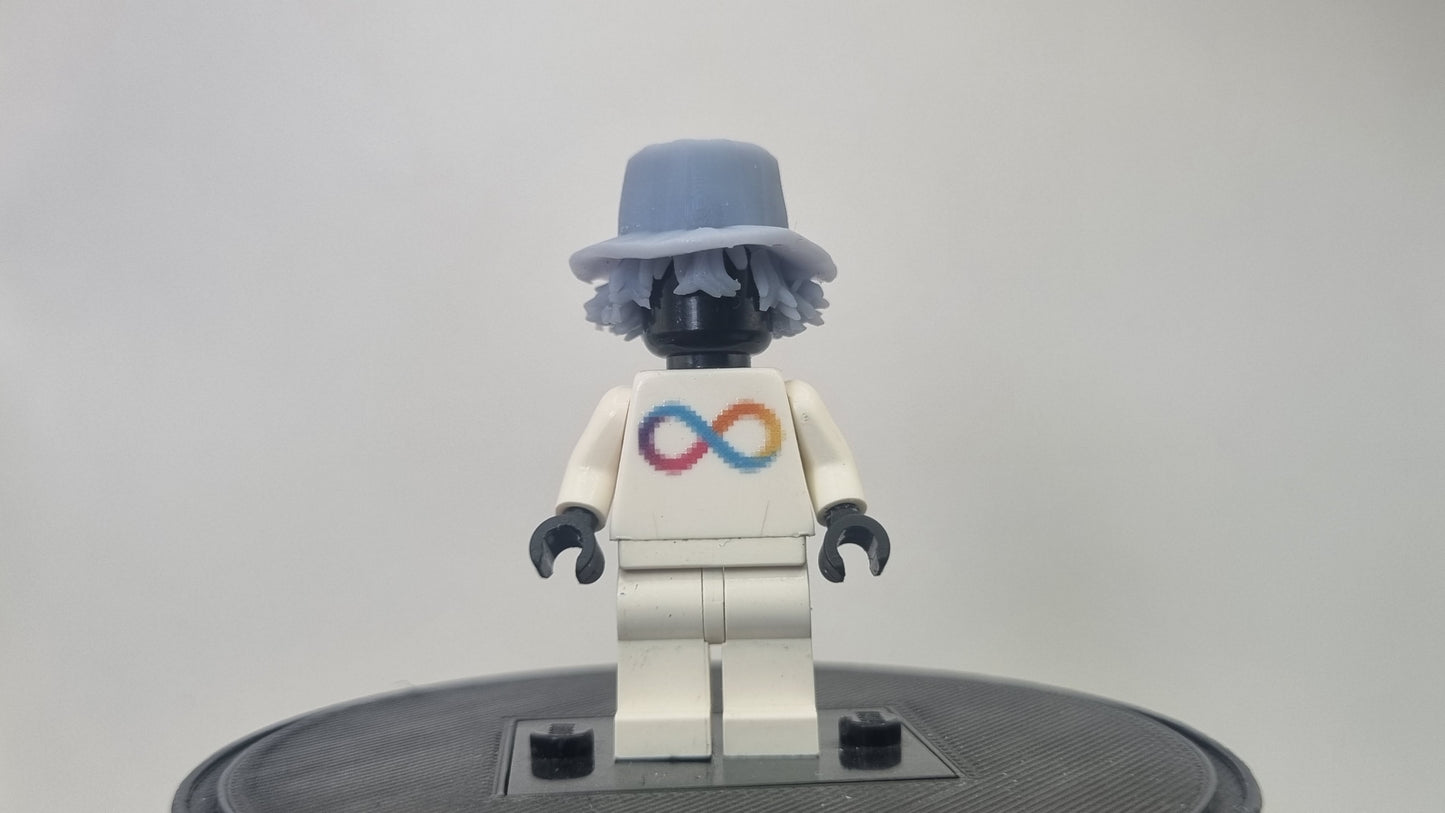 Building toy custom 3D printed soul fighter shop owner hat!