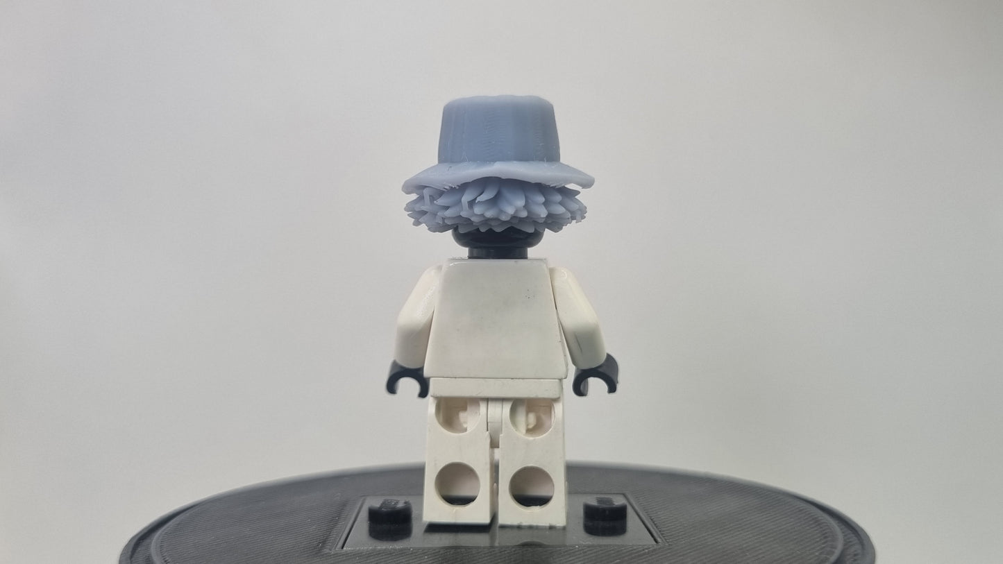 Building toy custom 3D printed soul fighter shop owner hat!
