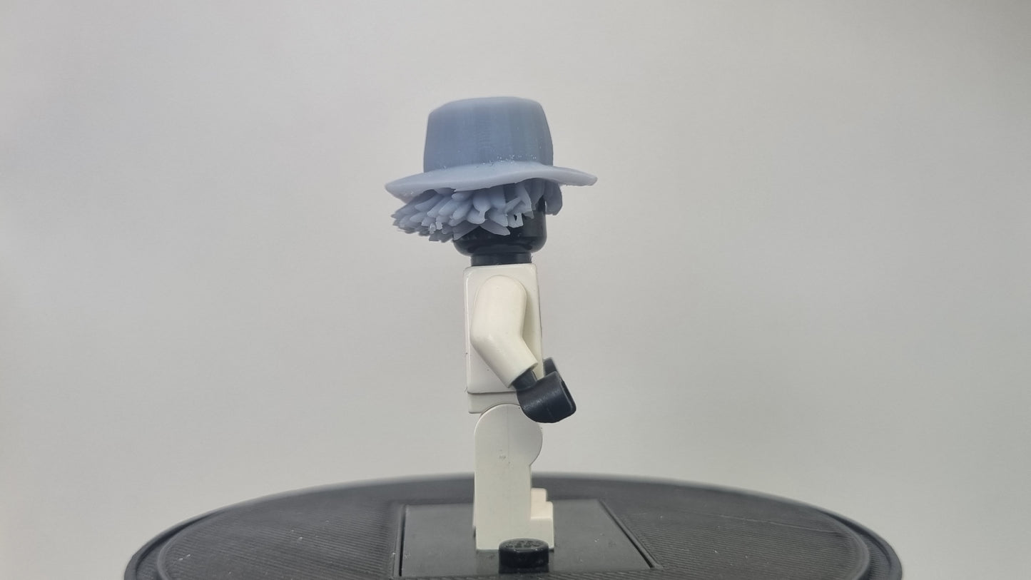 Building toy custom 3D printed soul fighter shop owner hat!