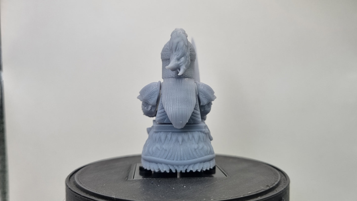 Building toy custom 3D printed elden wolve boss!