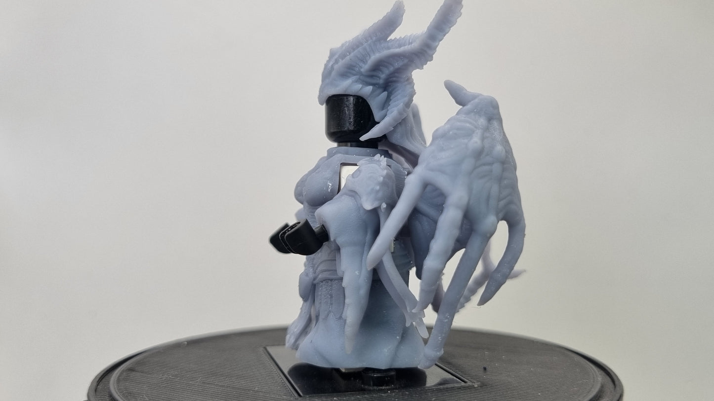 Building toy custom 3D printed evil female devil!