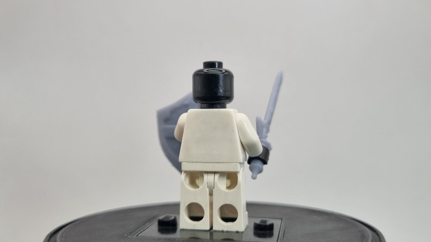 Building toy custom 3D printed shield and sword!