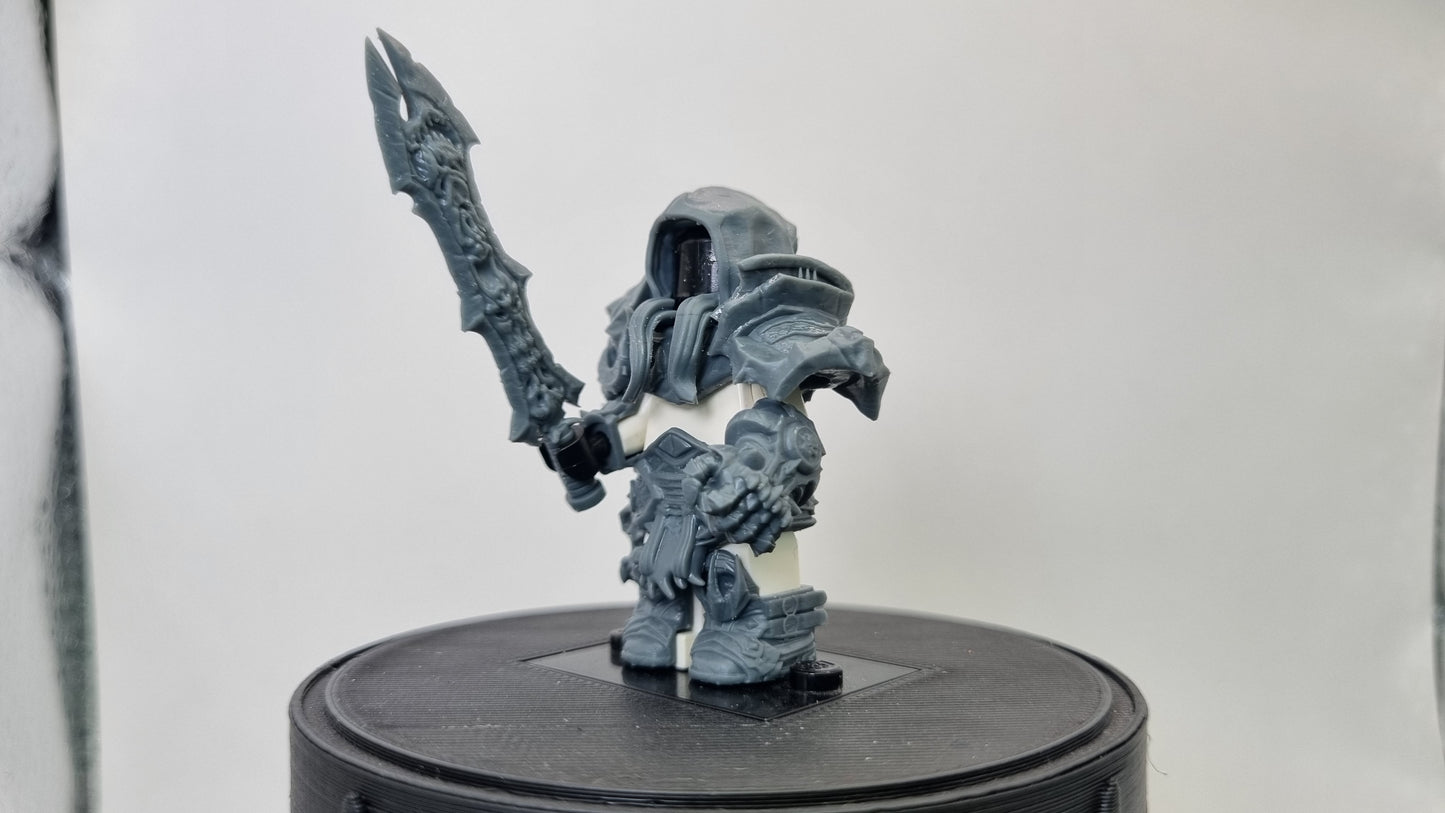 Building toy custom 3D printed horse rider of war! Printed in 12k high resolution resin!