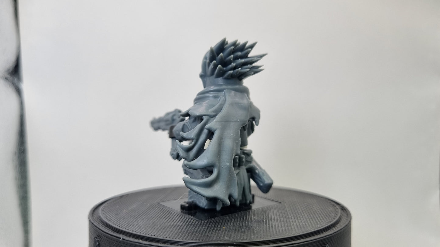 Building toy custom 3D printed horse rider with guns! Printed in 12k high resolution resin!