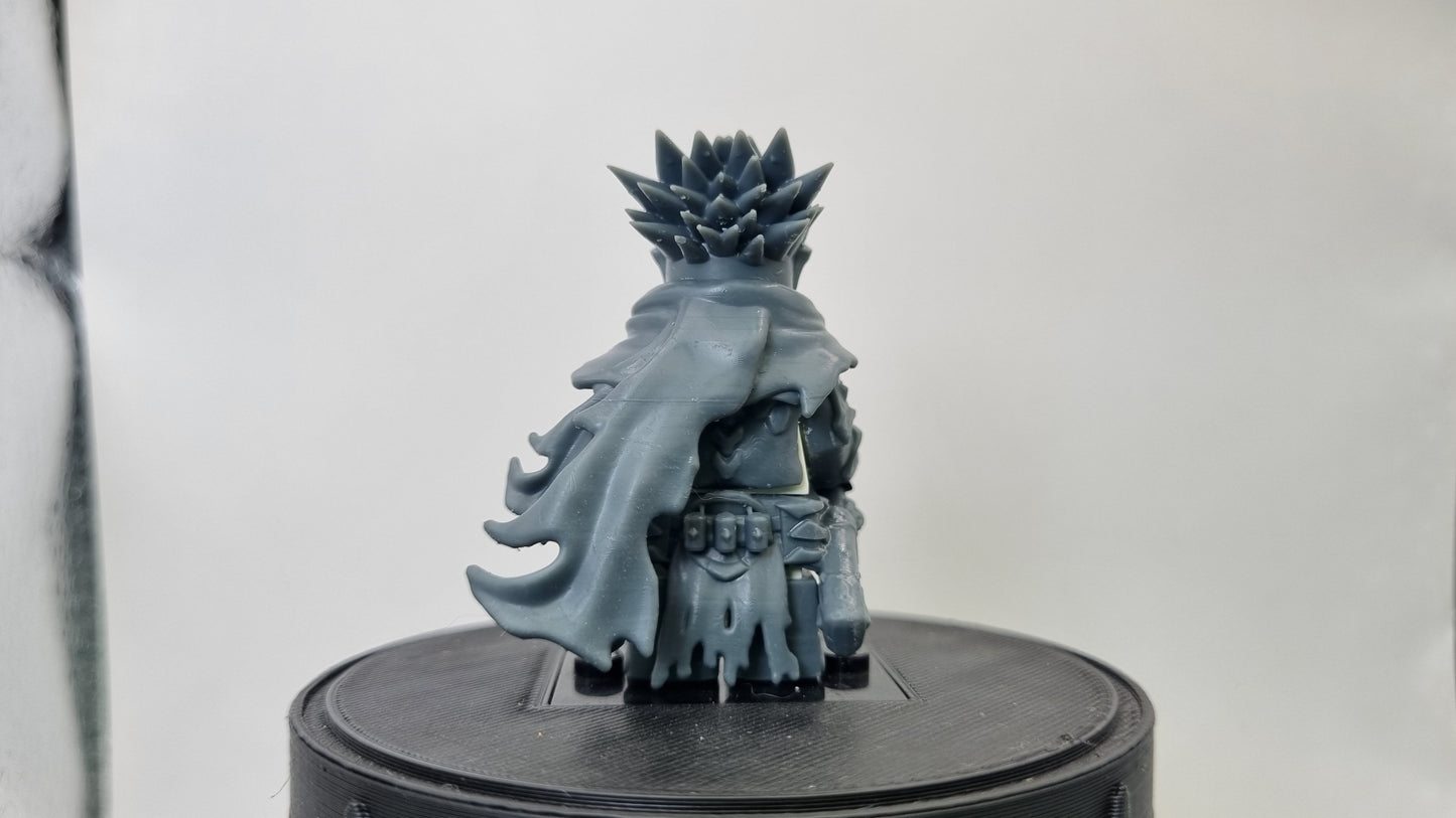 Building toy custom 3D printed horse rider with guns! Printed in 12k high resolution resin!