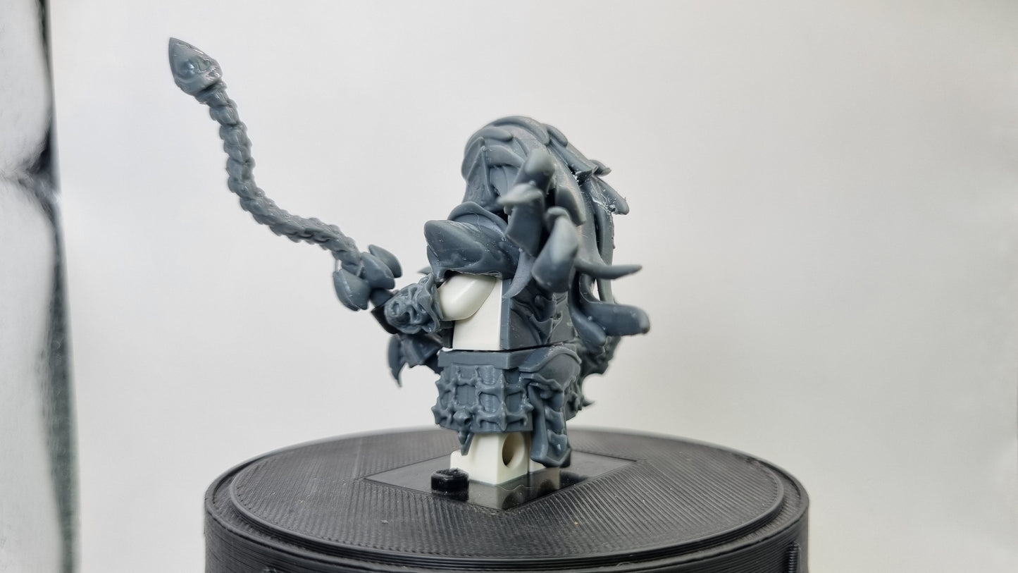 Building toy custom 3D printed female horse rider! Printed in 12k high resolution resin!
