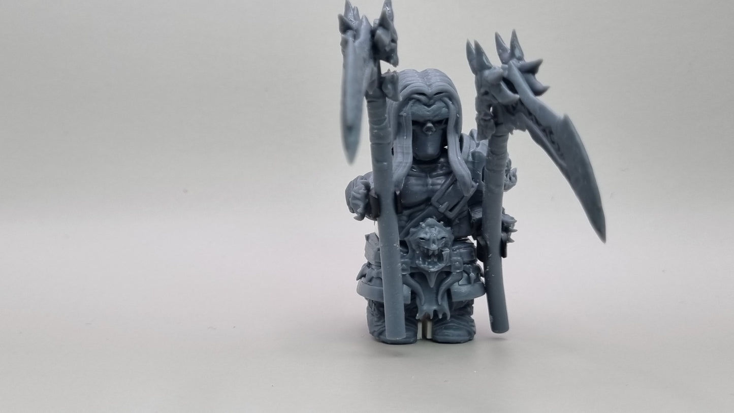 Building toy custom 3D printed horse rider pack! Printed in 12k high resolution resin!