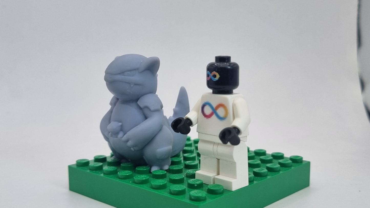 Building toy custom 3D printed animal's to catch dino with baby!