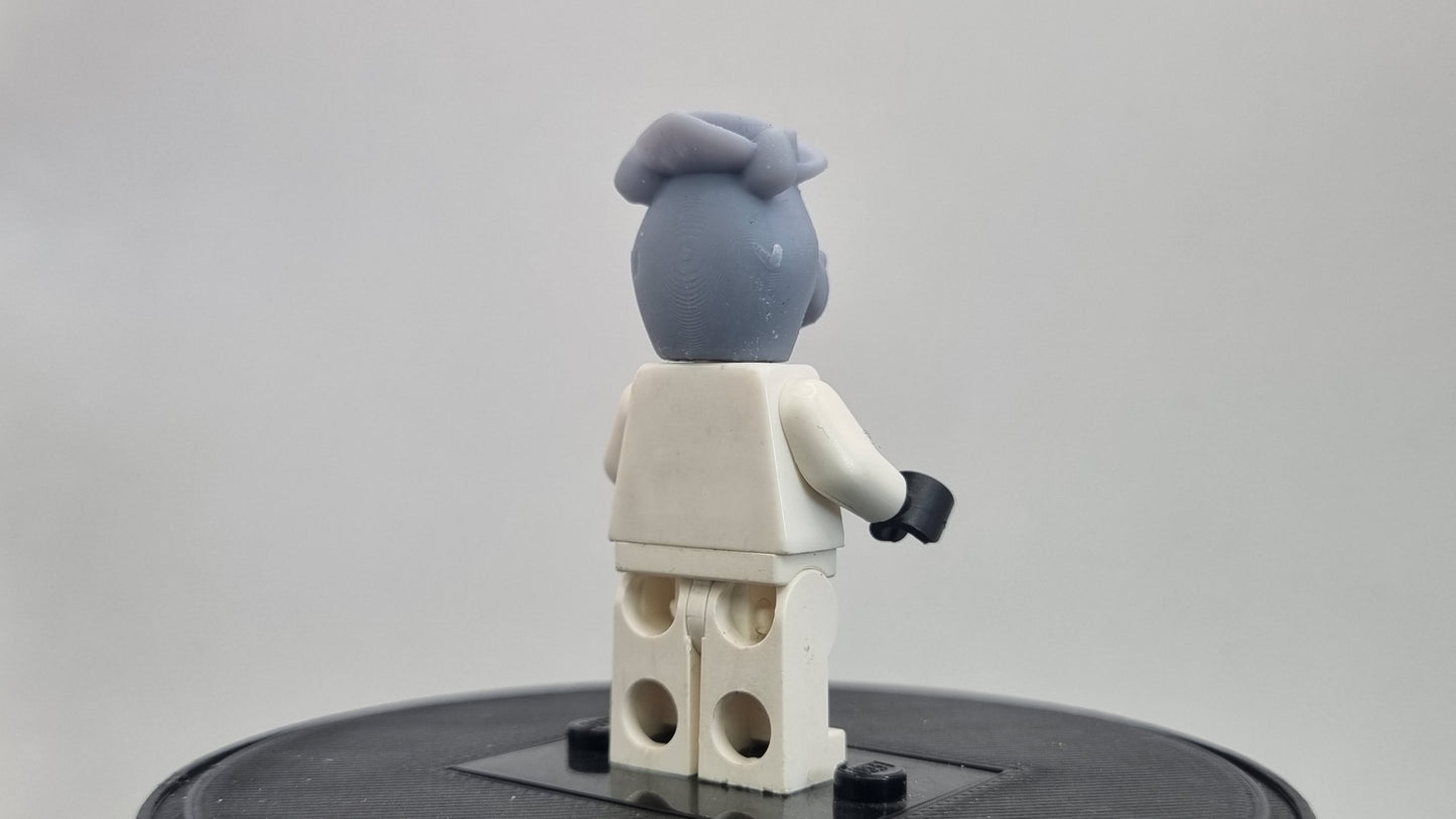 Building toy custom 3D printed bear with hat!