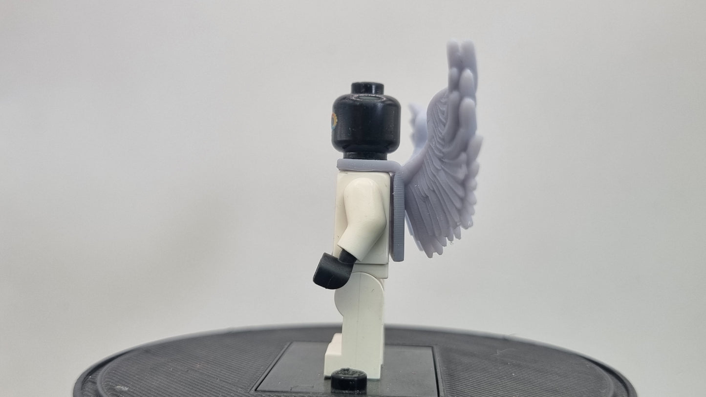 Building toy custom 3D printed angel wings!