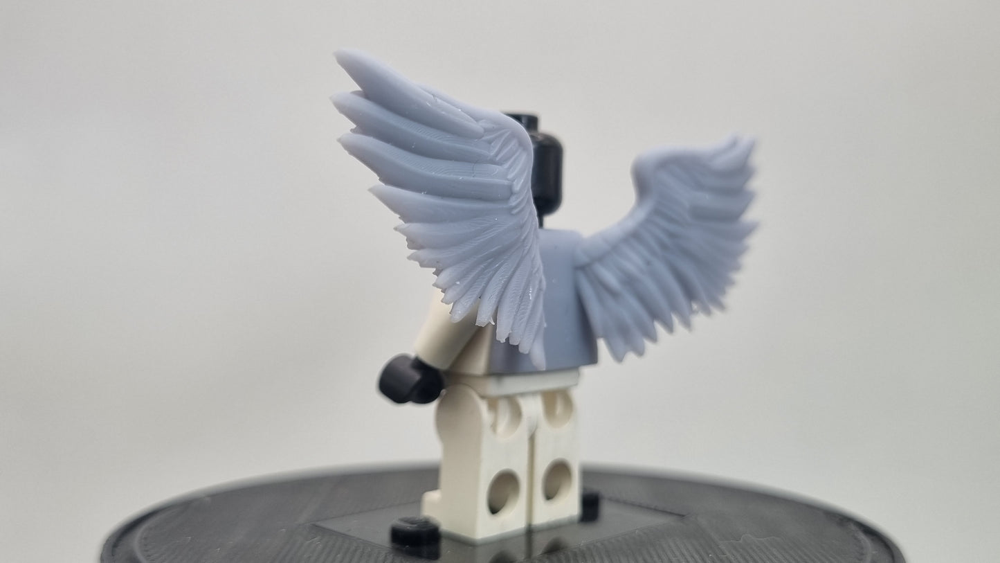 Building toy custom 3D printed angel wings!