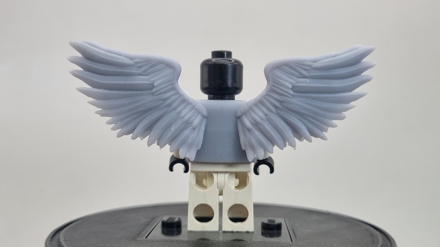 Building toy custom 3D printed angel wings!