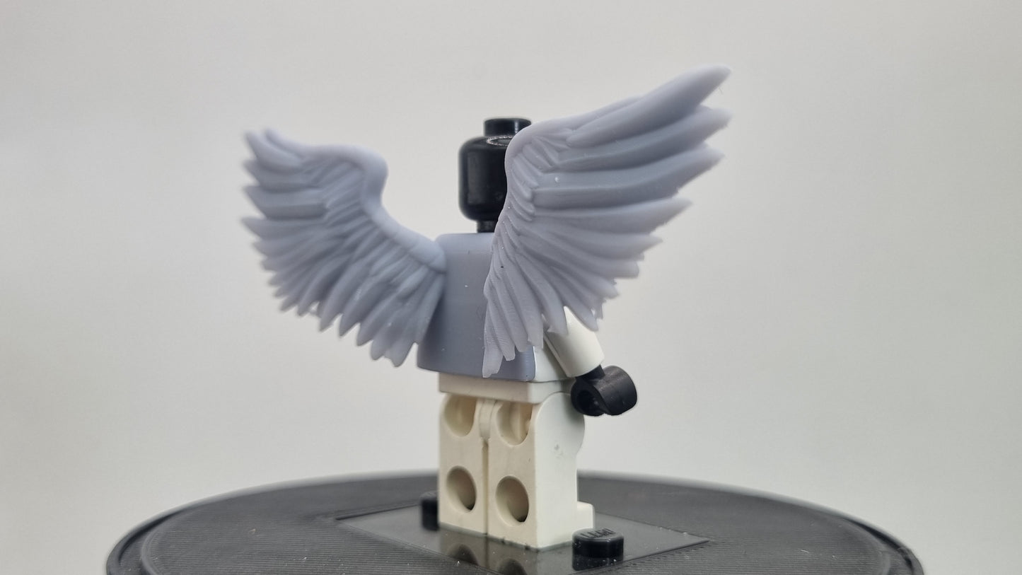 Building toy custom 3D printed angel wings!