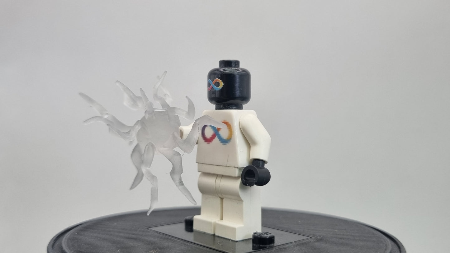 Building toy custom 3D printed ninja orb effect!