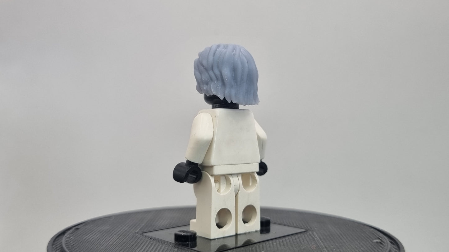 Building toy custom 3D printed laughing villain hair!