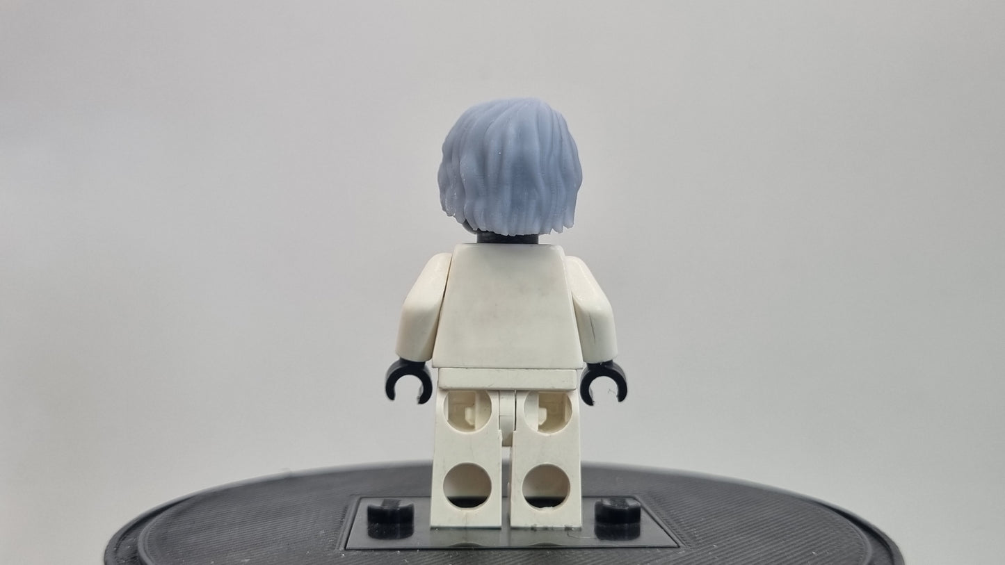 Building toy custom 3D printed laughing villain hair!
