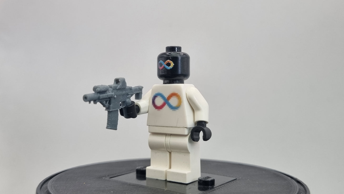Building toy custom 3D printed short gun! Printed in 12k high resolution resin!