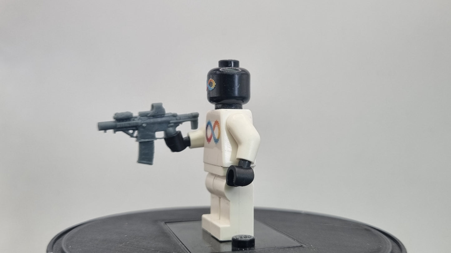 Building toy custom 3D printed short gun! Printed in 12k high resolution resin!