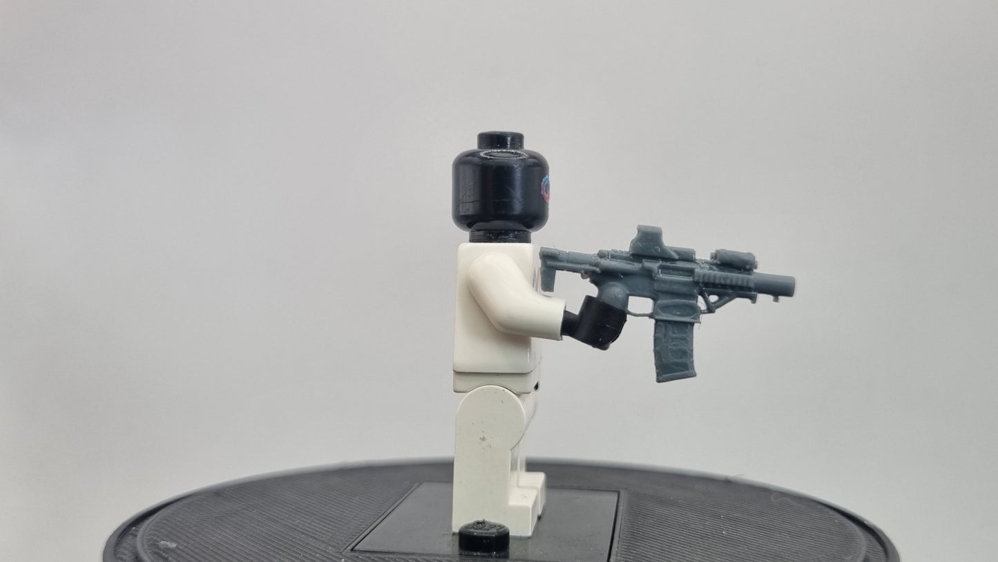 Building toy custom 3D printed short gun! Printed in 12k high resolution resin!
