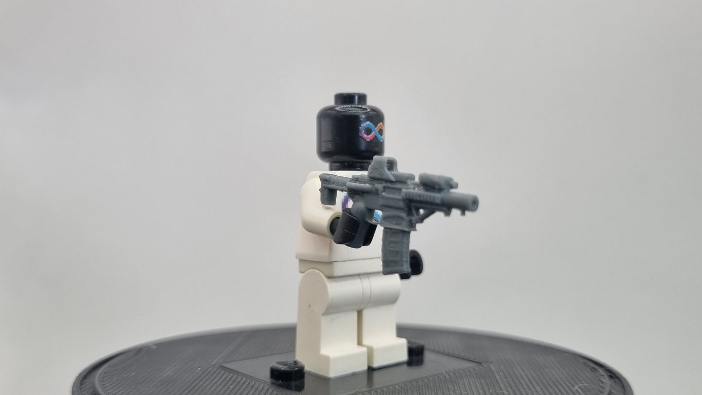 Building toy custom 3D printed short gun! Printed in 12k high resolution resin!