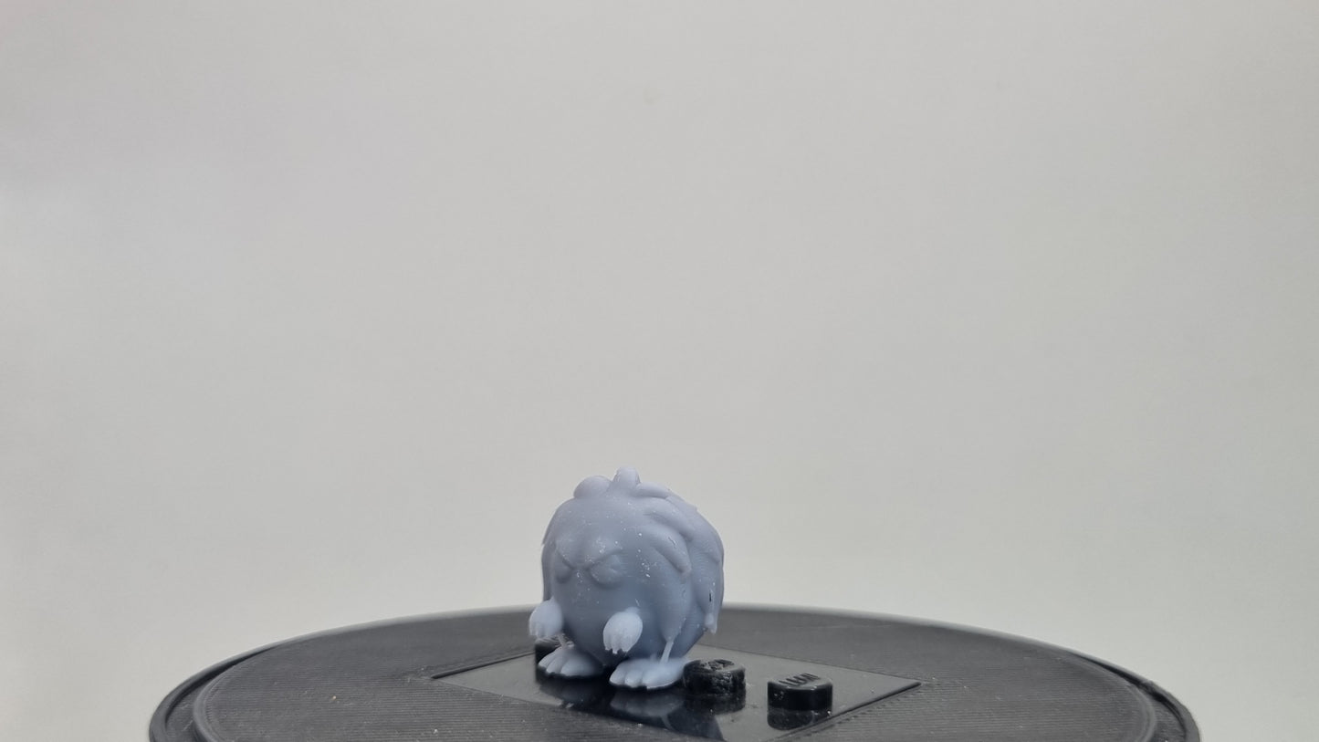 Building toy custom 3D printed card game furry ball!