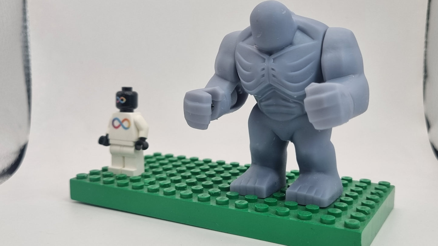 Building toy custom 3D printed super villain effected by gamma!