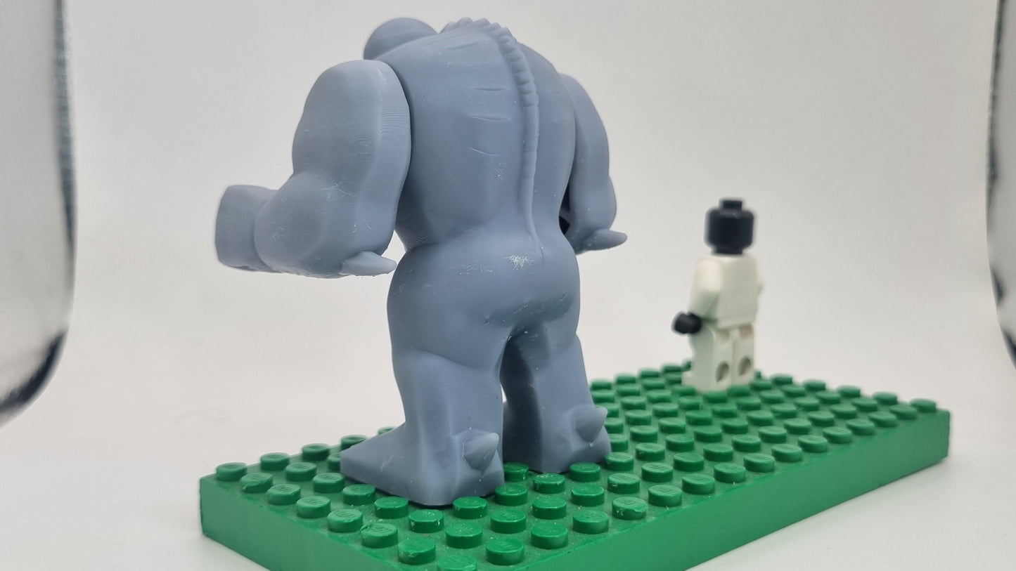 Building toy custom 3D printed super villain effected by gamma!