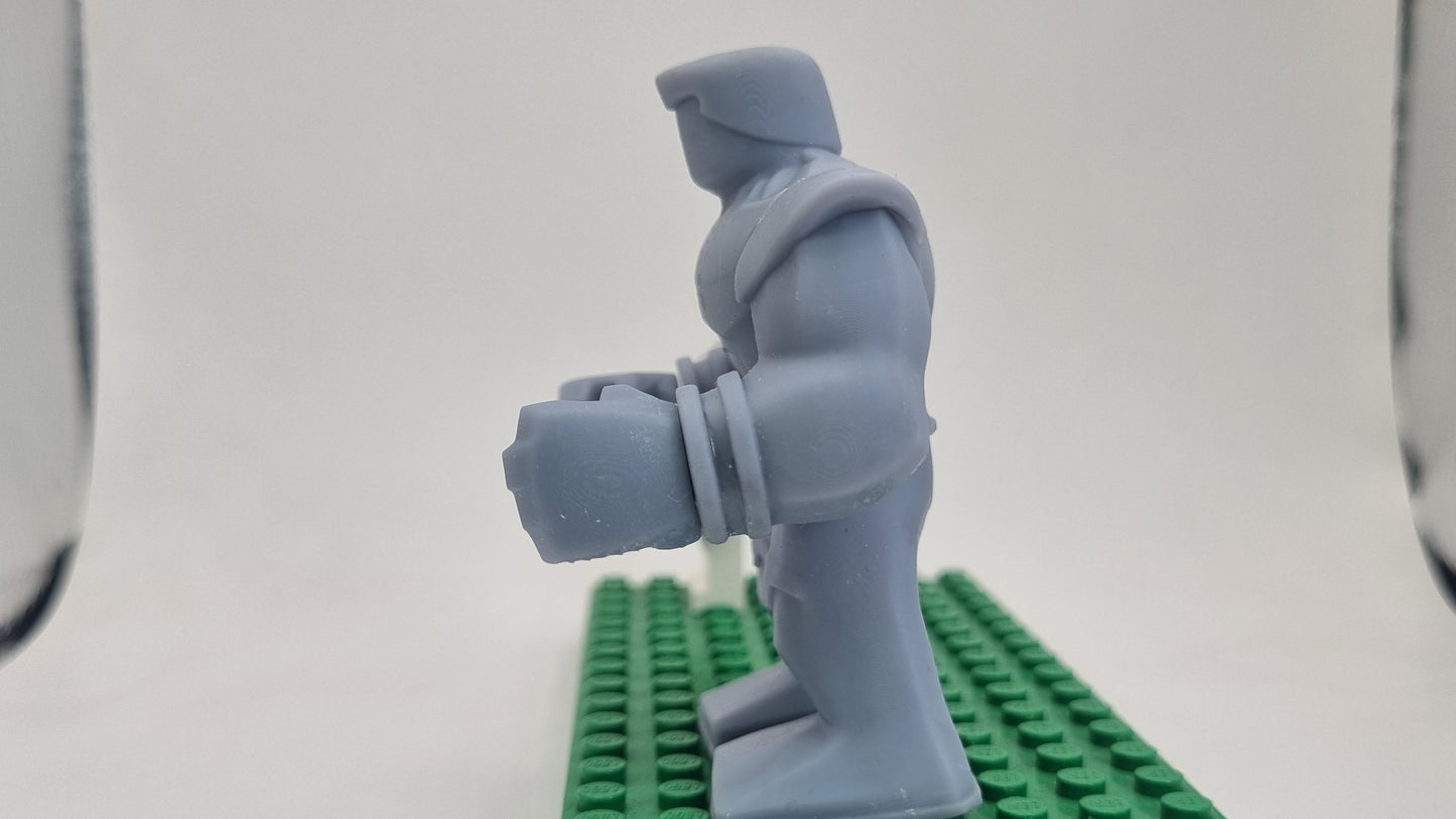 Building toy custom 3D printed russian super hero!